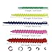 30 Pcs Spiral Hair Perm Rods for Natural Hair Plastic Hair Rod Rollers Long Hair Rods Curlers Hairdressing Styling Salon Tool