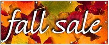 Amazon Com 36 X96 Fall Sale Banner Sign Store Clearance Signs