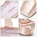 WENDYWU Girls Womens Dance Shoe Pink Ballet Pointe Slippers Ballet Flats Shoes with Ribbons Toe Pads Black Pink Red (Pink,9)