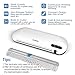 JZBRAIN Thermal Laminator Machine with Trimmer, Two Minutes Fast Warm-Up, Rapid High Efficient Laminating, Hot & Cold Laminating Machine, 9'' Max Width (White)