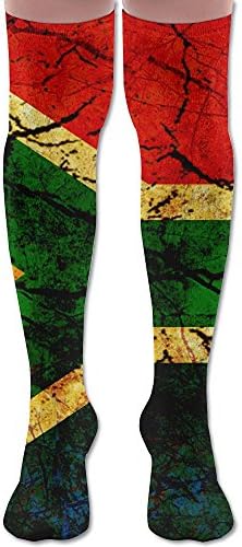 Vintage South Africa Flag Knee High Socks Long Knee-high Socks Comfortable Athletic Sock For Sports