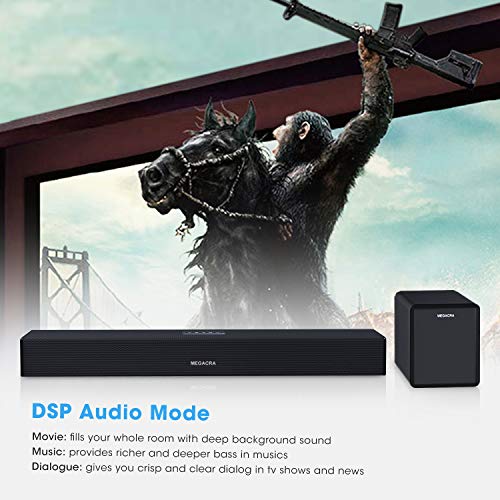 3 Subwoofer+MEGACRA+Soundbars+Connections+Adjustable