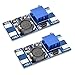 Icstation MT3608 DC Voltage Regulator Step Up Boost Converter Power Supply Module 2V-24V to 5V-28V 2A (Pack of 2)