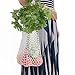 Uharbour Reusable Cotton Mesh Net Ecology Shopping Bag, Great Christmas Gift Woven Grocery Carrying Tote for Fruits,Vegetables,Toys Etc