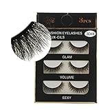 1 Box Luxury 3D False Lashes Fluffy Strip Eyelashes Long Natural Party