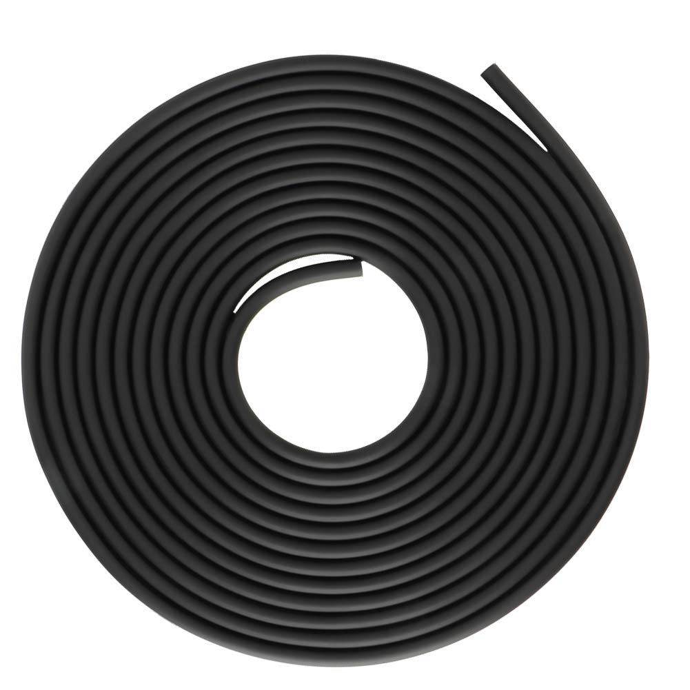 Zerodis 5m Aquarium Air Pump Tube Fish Tank Aquarium Airline Tubing Hose for Fish Tank Accessories(black)
