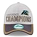 New Era Men's Heather Gray/Graphite Carolina Panthers 2015 NFC Conference Champions Trophy Collection Locker Room 9FORTY Adjustable Hat