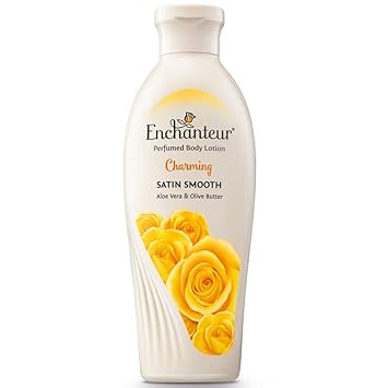 Enchanteur Perfumed Body lotion With aloe Vera & Olive Butter, Charming 200 mL