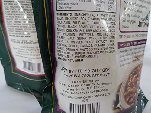 Bear Creek Country Kitchens Soup Mix 2 Flavor Variety Bundle: (1)Minestrone Soup Mix (1) Gumbo Soup Mix