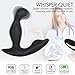 Vibrating Prostate Massager Flashlight Rotating Bat Butt Plug Remote Control Vibrator with 9 Speed and 5 Rotating Modes Waterproof Rechargeable Anal Sex Toy for Beginner and Advanced Users