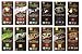 Endangered Species Chocolate Variety Pack 12 Flavors (Pack of 12) (Dark Chocolate with Cinnamon Cayenne, Dark Chocolate with Sea Salt & Almonds, Dark Chocolate with Cherry, Tiger Dark Espresso Beans, Rain Forest Dark Mint, Extreme Dark Chocolate , Wolf Dark Cranberry Almond, Sea Otter Milk Chocolate, Chimpanzee Dark Chocolate, Hazelnut Toffee, Panther Extreme Dark Chocolate, Dark Chocolate Blackberry Sage)