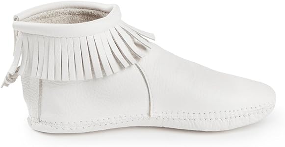 white moccasins boots