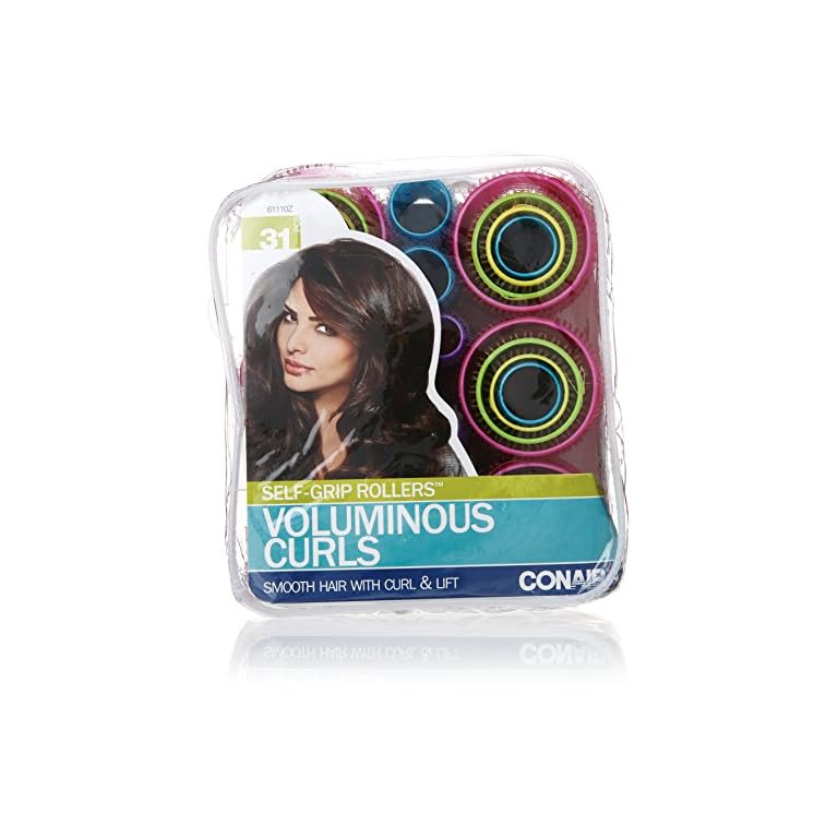 Conair Self-Grip Rollers, Assorted, 31 Count (Pack of 2)
