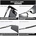 COSVER Men's Sports Style Polarized Sunglasses for Men Driving Cycling Running Fishing Golf Unbreakable Frame Metal Driver Glasses (Black)