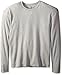 Fruit of the Loom Men’s Big and Tall Classics Midweight Waffle Thermal Underwear Crew Top (1 & 2 Packs), Light Grey Heather, 3X-Largethumb 1