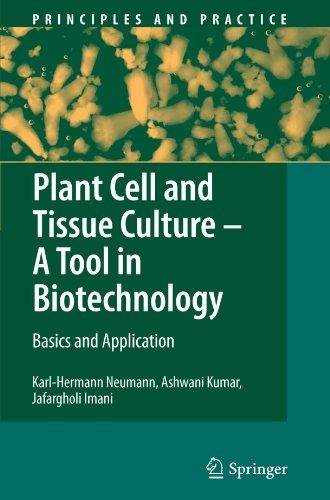 Plant Cell and Tissue Culture - A Tool in Biotechnology: Basics and Application (Principles and Practice)