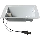 S97014212 Bathroom Fan Light Reflector with Socket Replacement Parts | Fits for Broan NuTone 763N HB80RL 678 679 655-C 679L 683L 763N HD50LNT