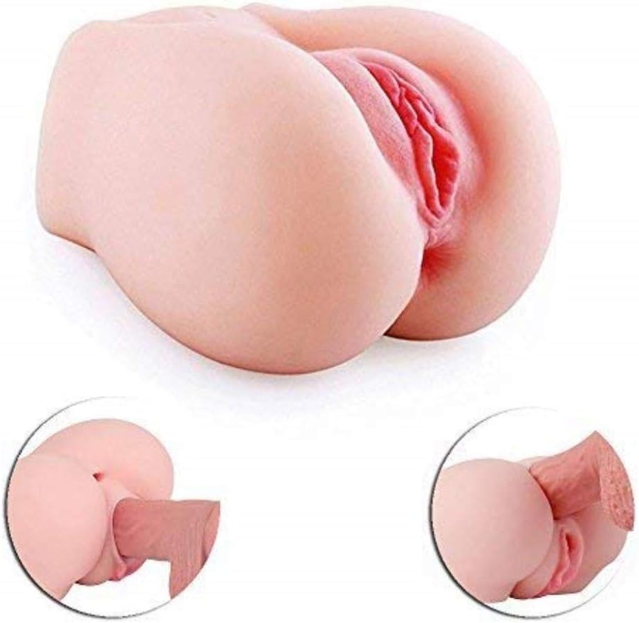 Feel Ultra-Soft and Tight Thrusting Tube for Men Male 3D Internal Textured Tunnel, 100% Secret Shipping 3D Real Super Real 2 Holes BK3321