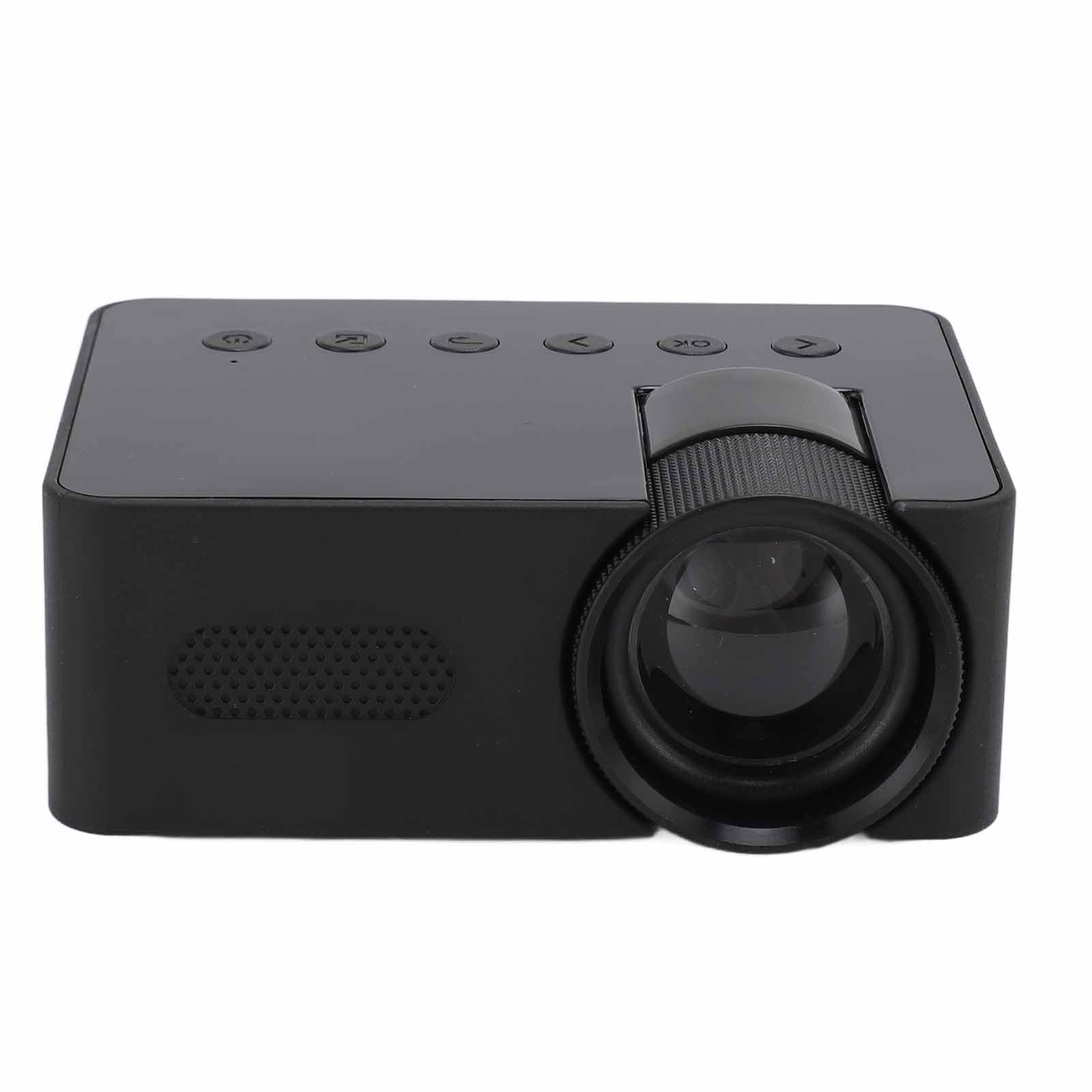 Mini Projector, HD 1080P Multifunctional Eye Video Portable Projector, with Remote Control, for Indoor Outdoor Use