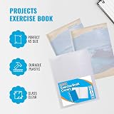 1ABOVE 6 Pack Clear A5 Exercise Book Covers 150µm 60mm Flap 9x7 inch view 3