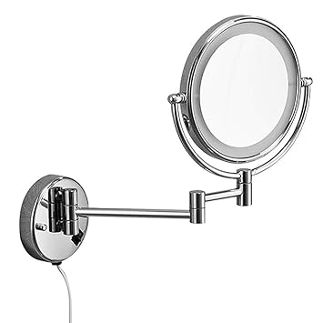  Bathroom Vanity Mirror Led Lighted Folding Wall