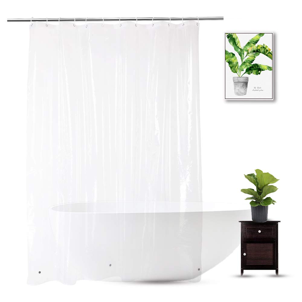 Extra Long With 3 Magnets Bottom Ufriday Clear Shower Curtain