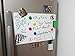 Ambipolar Magnetic Dry Erase Board For Fridge 17