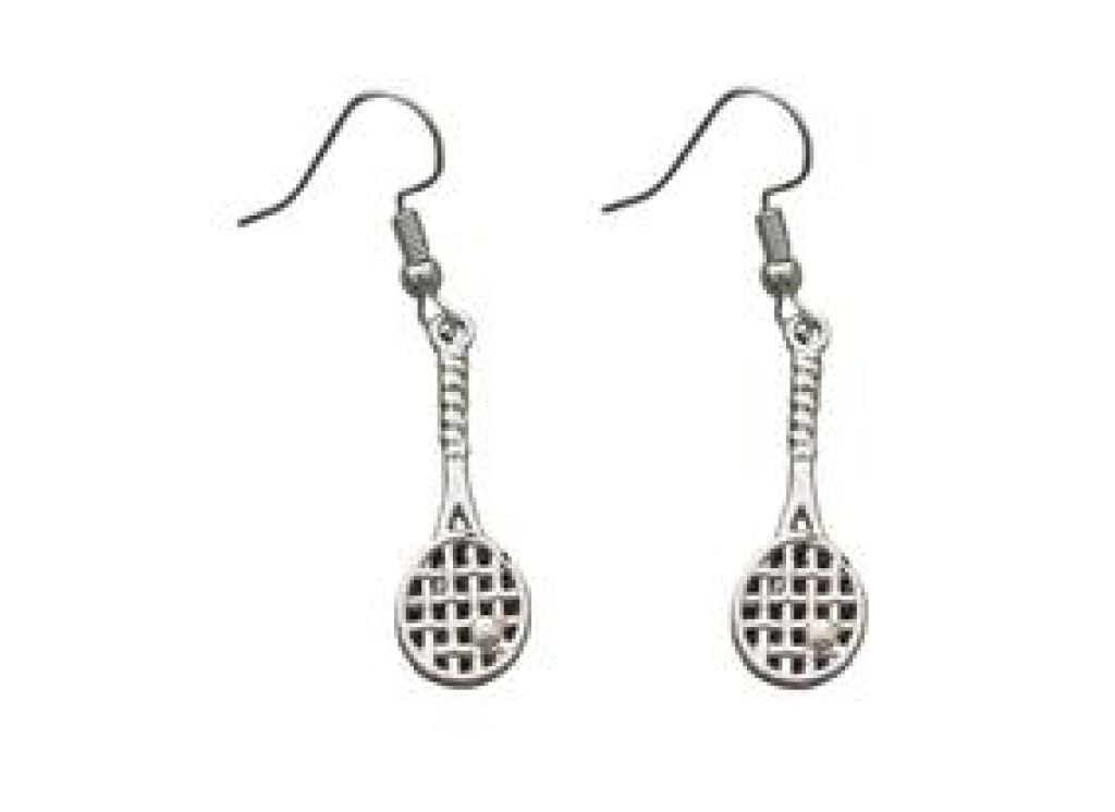 Infinity Collection Tennis Earrings Tennis Racket Jewelry for Women Perfect Tennis Gifts for Women Teens and Girls