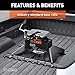 CURT 16220 X5 Gooseneck to 5th Wheel Adapter for Double Lock EZr Hitches, Industry-Standard Base Rails, 20,000 lbs