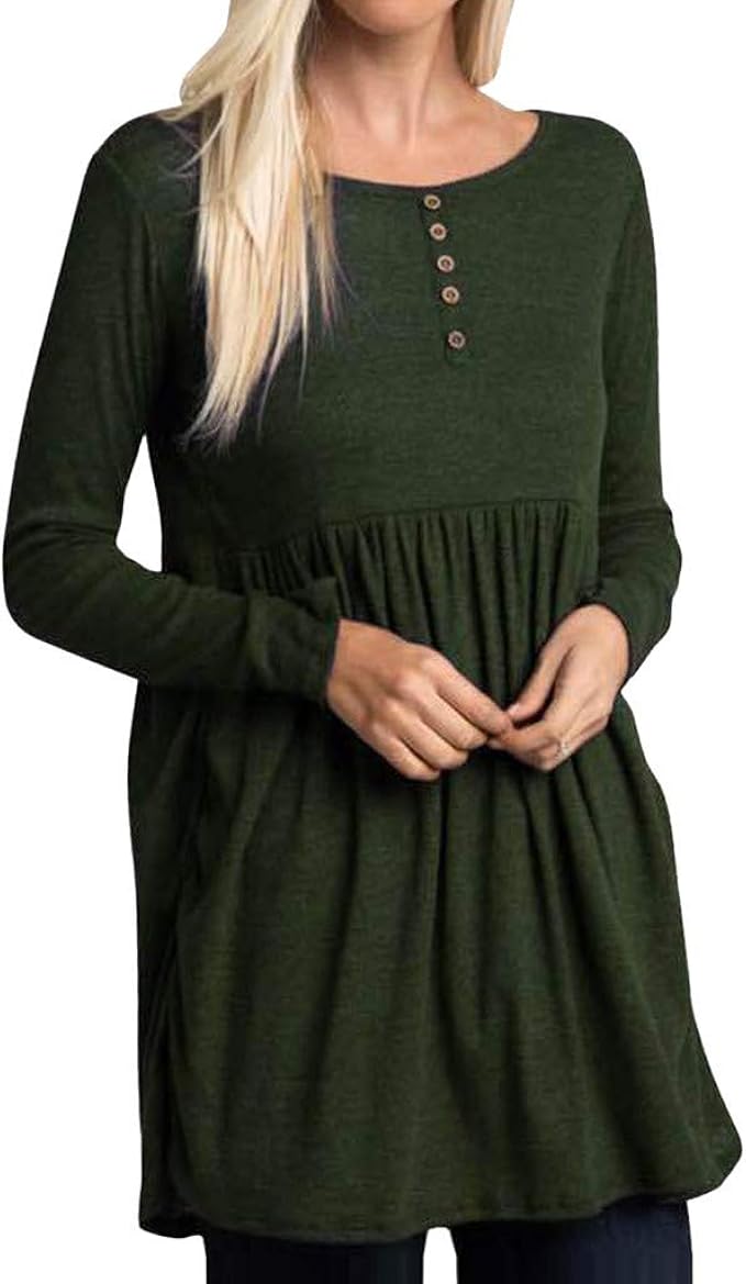 Damen Bodysuit Langarm Basic - Formender Body Mit Knopfleiste