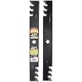 Maxpower 561713XB Commercial Mulching 2-Blade Set for 42" Poulan/Husqvarna/Craftsman, Replaces 138498, 138971, 138971x431, 53