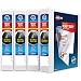 Avery Heavy Duty View 3 Ring Binder, 1.5" One Touch EZD Ring, Holds 8.5" x 11" Paper, 4 White Binders (79195)