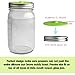 Fermentation Lids for Wide Mouth Mason Jars, Made of Maintenance Free Silicone Airlock Waterless and BPA Free, 5 Pcs(Green)