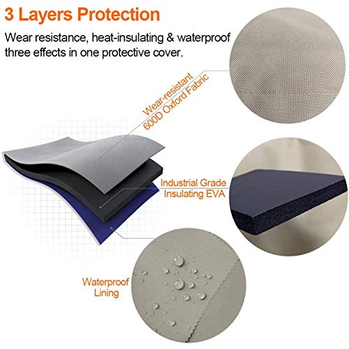 Backflow Preventer Protection Cover,Water Pipe Insulation Pouch,Outdoor Faucet Covers for Winter,Sprinkler Valve Vacuum Breaker Cover Socks for Winter Freeze Protection
