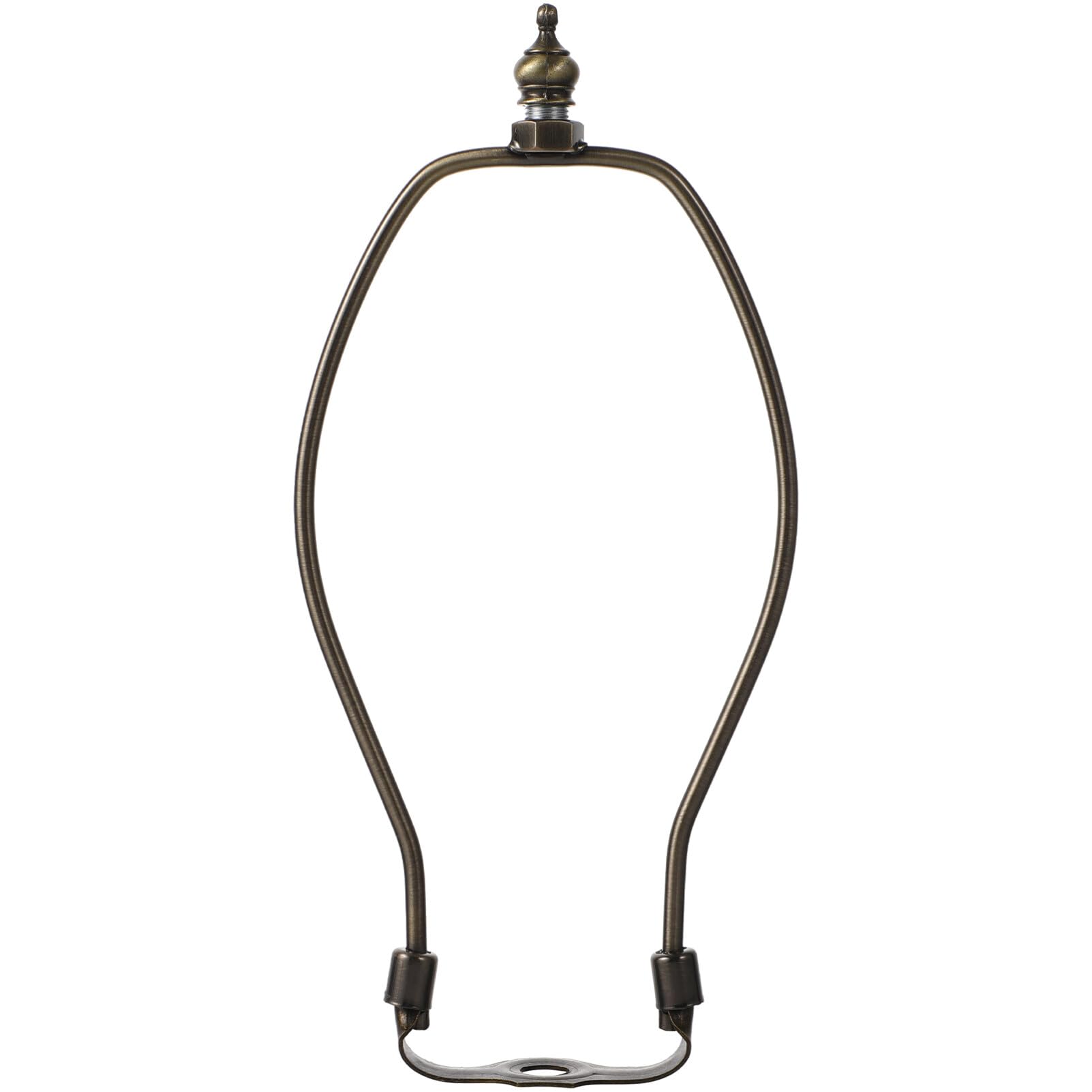 Balacoo Heavy Duty Lamp Shade Bracket, Metal Horn Lamp Holder for Table and Floor Lamps, 8 Inch, Bronze