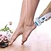 Electric Callus Remover: Rechargeable Foot File – Dead Skin Eliminator Shaver Tool – Dry Cracked Heel Exfoliation Bundle – Best Electronic Buffer Kit – Home Spa Pedicure – Coarse Rollers