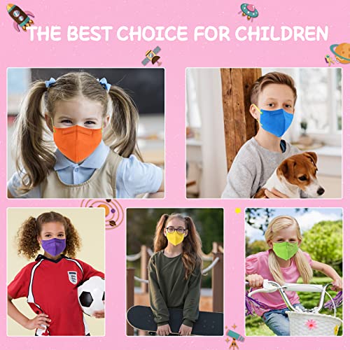 Hotodeal Kids KN95 Mask 50 Pcs, 5Layers KN95 Masks for Children, Kids KN95 with Elastic Ear