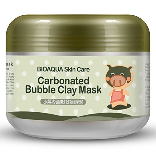 Bubble clay mask whitening oxygen mud moisturizing deep…