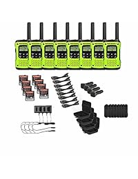 Motorola Talkabout T605 Radios de dos vías / Walkie Talkies - Recargable y totalmente impermeable 8 PAQUETES