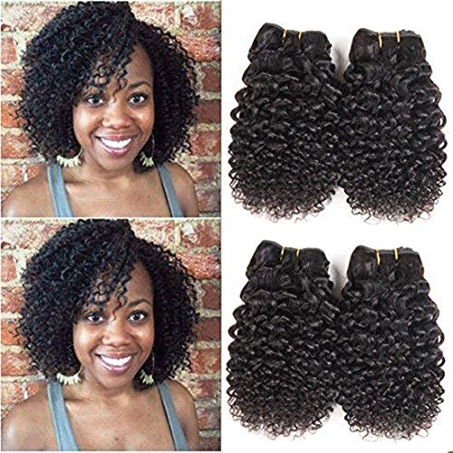 Brazilian Kinky Curly 4 Bundle Virgin Hair Deals 50g Bundle