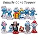 Smurfs The Lost Village Cake Topper | 12 Figure Set | By ToysoutletUSA