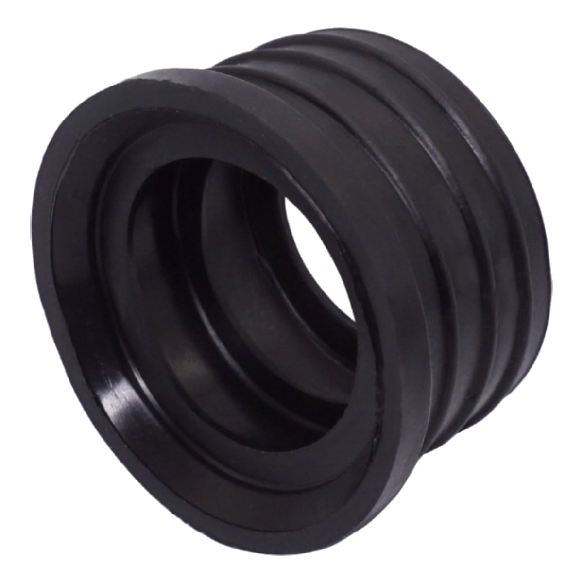 SKIR'CO Black 50 x 40 mm Rubber Sleeve for Drain Pipe - Pipe Connector, Adaptor, Reducer