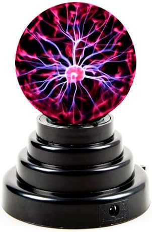 LoveCam Plasma Ball Lamp Light [Touch Sensitive] Nebula Sphere Globe Novelty Toy - USB or Battery Powered