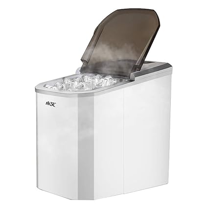 Lnte Ice Maker Machine Small Type Fully Automatic Mute Round