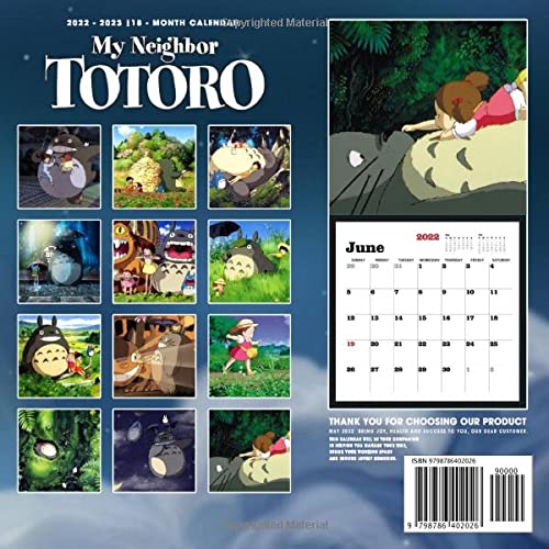 Amazon.com: My Neighbor Totorọ 2022 Calendar: Official 2022 Calendar - Anime Manga Calendar 2022-2023, Calendar Planner - Kalendar Calendario Calendrier 18 ... Supplies) - January 2022 To December 2023.4: 9798786402026: Calender, My Neighbor Totorọ: Books