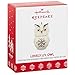2017 Hallmark Lovely Li'l Owl With Snowflake Porcelain Mini Ornament