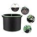 HONGVILLE 5 Piece Grow Bags/Aeration Fabric Pots with Handles, 1 gal, Greenthumb 1
