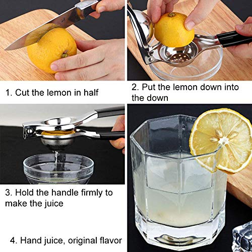 Lemon Squeezer, Lemon Lime Squeezer, Lemon Squeezer Stainless Steel, Manual Lemon Squeezers Hand Lime Juicer Press Lemon Press