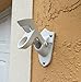 Green Grove Products Aluminum Flag Pole Bracket Mount 2 Positions - White