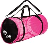 LISH Mesh Dive Bag - XL Multi-Purpose Equipment Diving Duffle Gear Tote, Ideal for Scuba, Snorkeling, Surfing and More